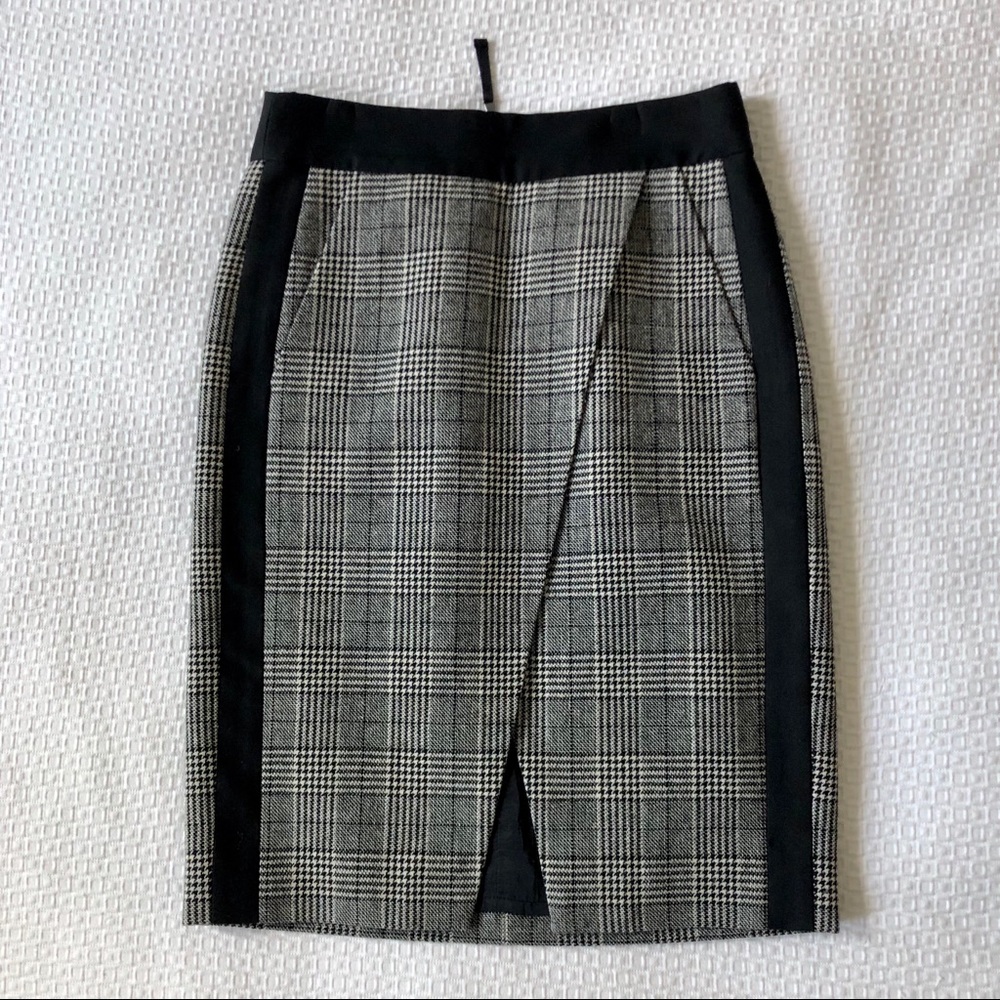 J.Crew Wool Plaid Skirt